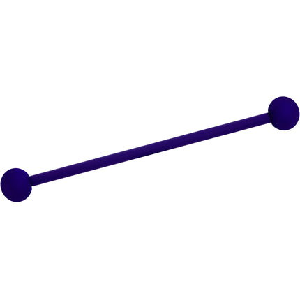 14G Natty Navy Blue Matte Industrial Barbell 38mm
