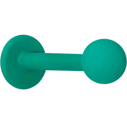 16G 5/16 Teal Acrylic Matte Labret Monroe Tragus