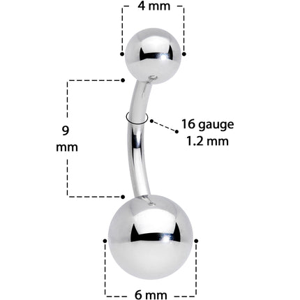 16G 5/16 Grade 23 Titanium Cartilage Curved Barbell
