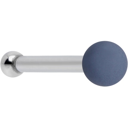 20G 1/4 Grey Matte 2mm Nose Bone