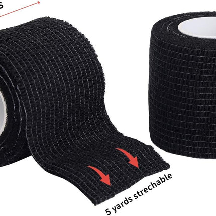 Self Adherent Cohesive Bandages Wrap 2" x 5 Yards, 12 Rolls