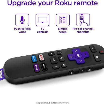 Roku Voice Remote, Replacement TV Remote Control