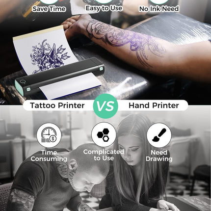 Phomemo M08F Wireless Tattoo Transfer Stencil Printer 216mm