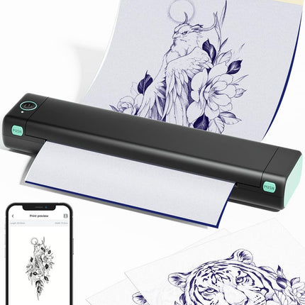 Phomemo M08F Wireless Tattoo Transfer Stencil Printer 216mm