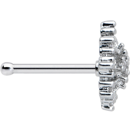 20G 5/16 Clear CZ Gem Constellation Nose Bone