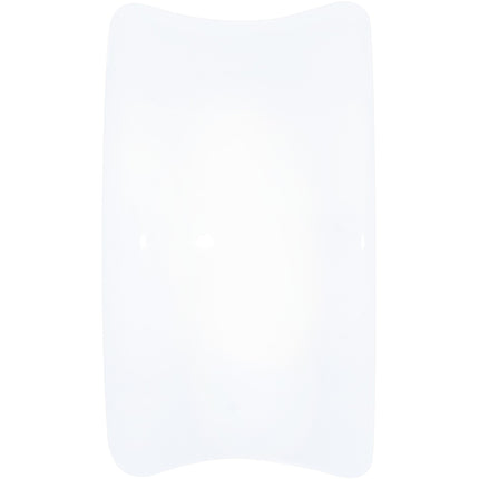 White Acrylic Green Palm Tree Saddle Plug Set
