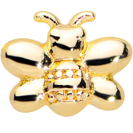 16G 5/16 Gold Tone Simply Stylish Bee Labret Monroe Tragus