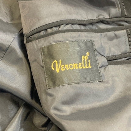 Veronelli Mens 48L 43W Pin Stripe 6-Button Single Breasted Suit Jacket Coat Only