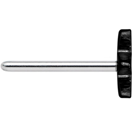 Implant Grade 23 Titanium Black Star Threadless Push In Top