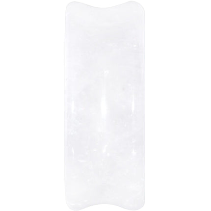 White Cloudy Quartz Drop Saddle Plug Set