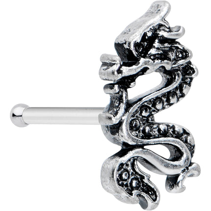 20G 1/4 Regal Medieval Dragon Nose Bone