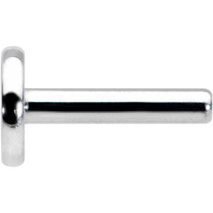 16G 1/4 G23 Titanium Threadless Post Only Labret Tragus