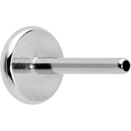 20G 1/4 G23 Titanium Threadless Post Only Labret Tragus Nose