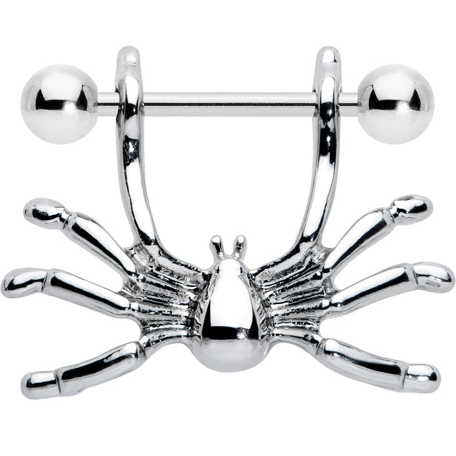 14G 7/16 Crawly Spider Halloween Nipple Shield Set
