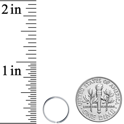 20G 3/8 Grade 23 Titanium Bendable Hoop Ring