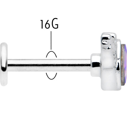 16G 5/16 Aurora Gem Deco Waves Labret Monroe Tragus