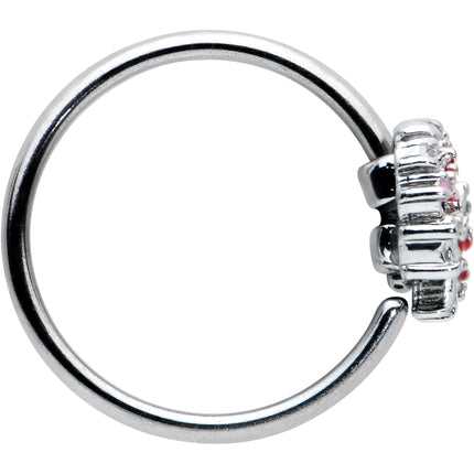 20G 5/16 Luscious Pinks Fruit Tree Nose Hoop
