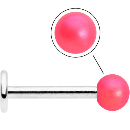 16G 5/16 Matte Pink Aurora Labret Monroe Tragus