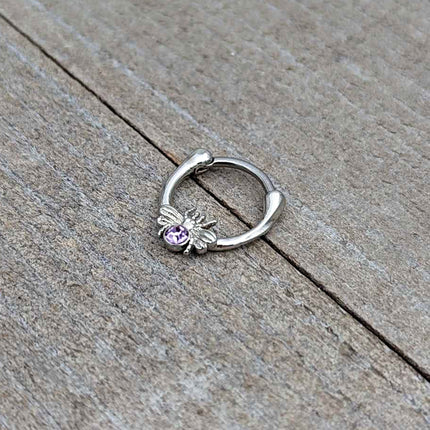 16G 5/16 Purple Gem Ultra Fly Cartilage Clicker