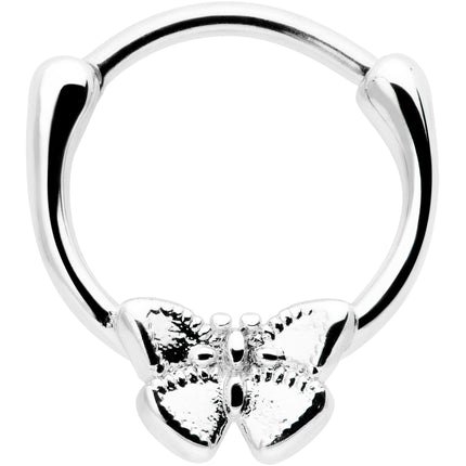 16G 5/16 Simple Textured Butterfly Cartilage Clicker