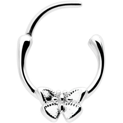 16G 5/16 Simple Textured Butterfly Cartilage Clicker