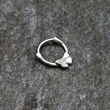 16G 5/16 Simple Textured Butterfly Cartilage Clicker