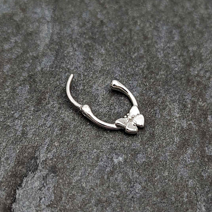 16G 5/16 Simple Textured Butterfly Cartilage Clicker