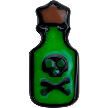16G 5/16 Poison Green Bottle Glow in the Dark Labret Monroe Tragus