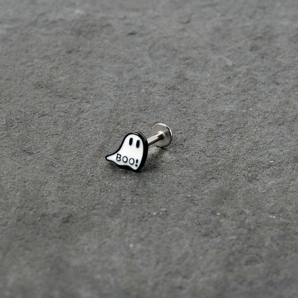 16G 5/16 Halloween Ghost Glow in the Dark Labret Monroe Tragus
