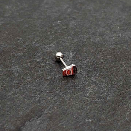 16G 5/16 Sweet Pumpkin Latte Autumn Cartilage Tragus Earring