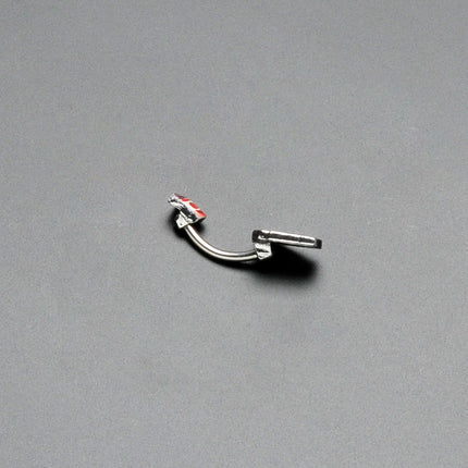 Sweet Pumpkin Latte Autumn Double Mount Belly Ring