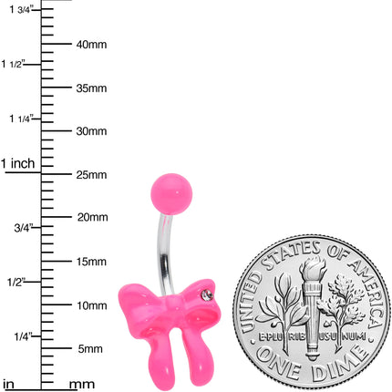 Sydney Belle Girlfriend Collection Pretty Pink Bow Belly Ring