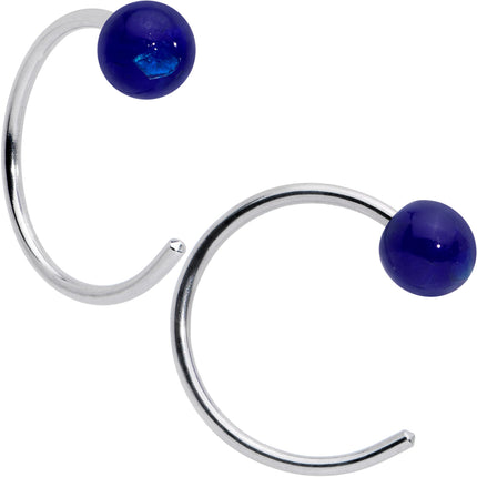 20G 5/16 Nose Hoop Gem Faux Opal Pack Classy Nose Ring Set of 6