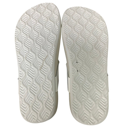 Oncai Womens Size 6 White Flip Flops Sandals Non Slip Arch Support Shoes