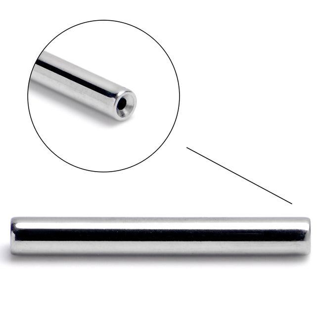 14G 1/2 ASTM F-136 Implant Grade Titanium Threadless Replacement Barbell