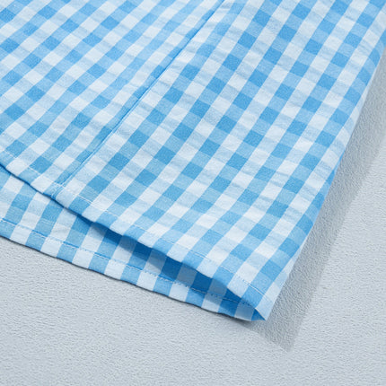 Deborah Sleeve Gingham Maxi Dress