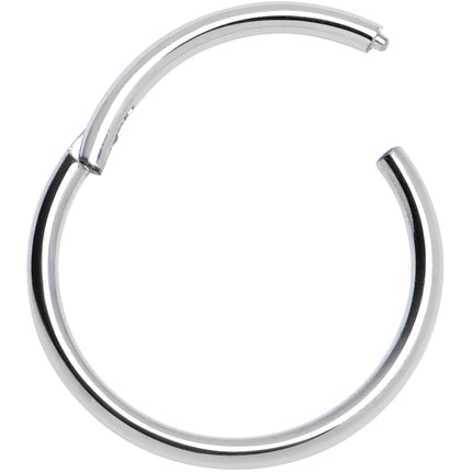 20G 9mm ASTM F-136 Titainum Percision Hinged Segment Hoop