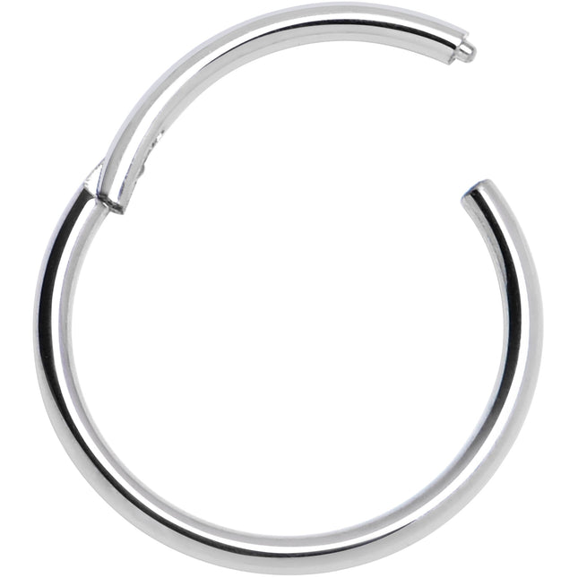 20G 9mm ASTM F-136 Titainum Percision Hinged Segment Hoop
