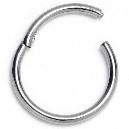 18G 9mm ASTM F-136 Titainum Precision Hinged Segment Hoop