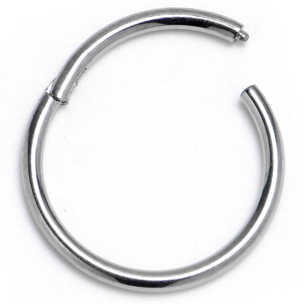 18G 3/8 ASTM F-136 Titainum Precision Hinged Segment Hoop