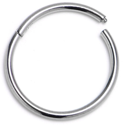 18G 7/16 ASTM F-136 Titainum Percision Hinged Segment Hoop