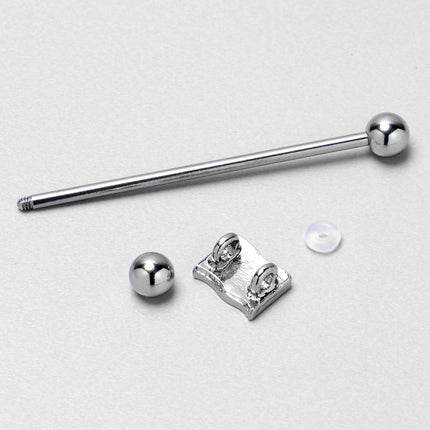 14G Patriotic Flag Industrial Barbell 38mm