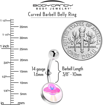 UFO Alien Ship Belly Ring