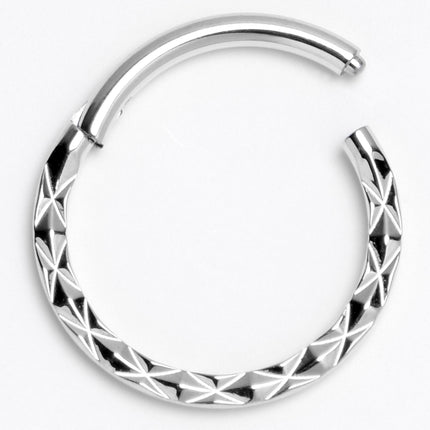 16G 3/8 Ultra Modern Precision Hinge Segment Ring