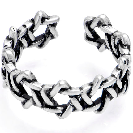 Stars of David Adjustable Toe Ring
