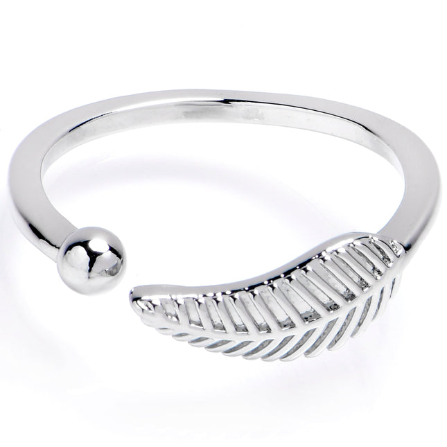 A Little Leaf Adjustable Toe Ring