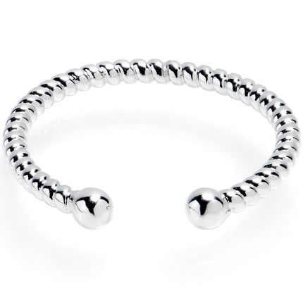 Rope Style Textured Look Adjustable Toe Ring