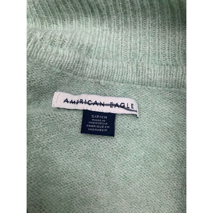 New American Eagle Womens Small Cowl Neck Off Shoulder Long Sleeve Knit Sweater