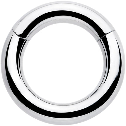 6G 9/16 316L Surgical Steel Precision Hinged Segment Hoop