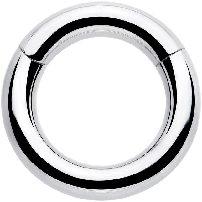 6G 9/16 316L Surgical Steel Precision Hinged Segment Hoop